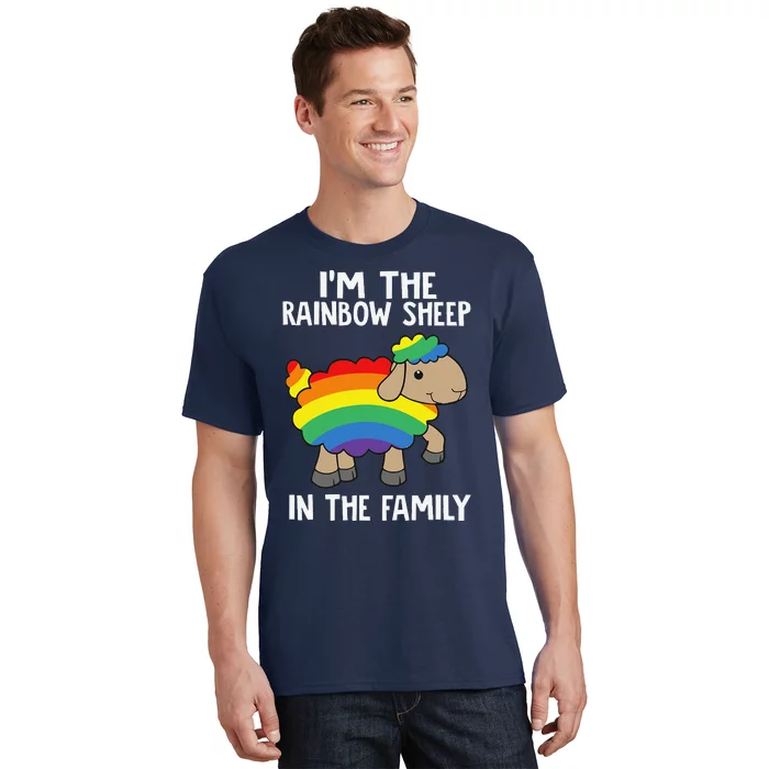 Im The Rainbow Sheeps In The Family Lgbtq Pride T-Shirt