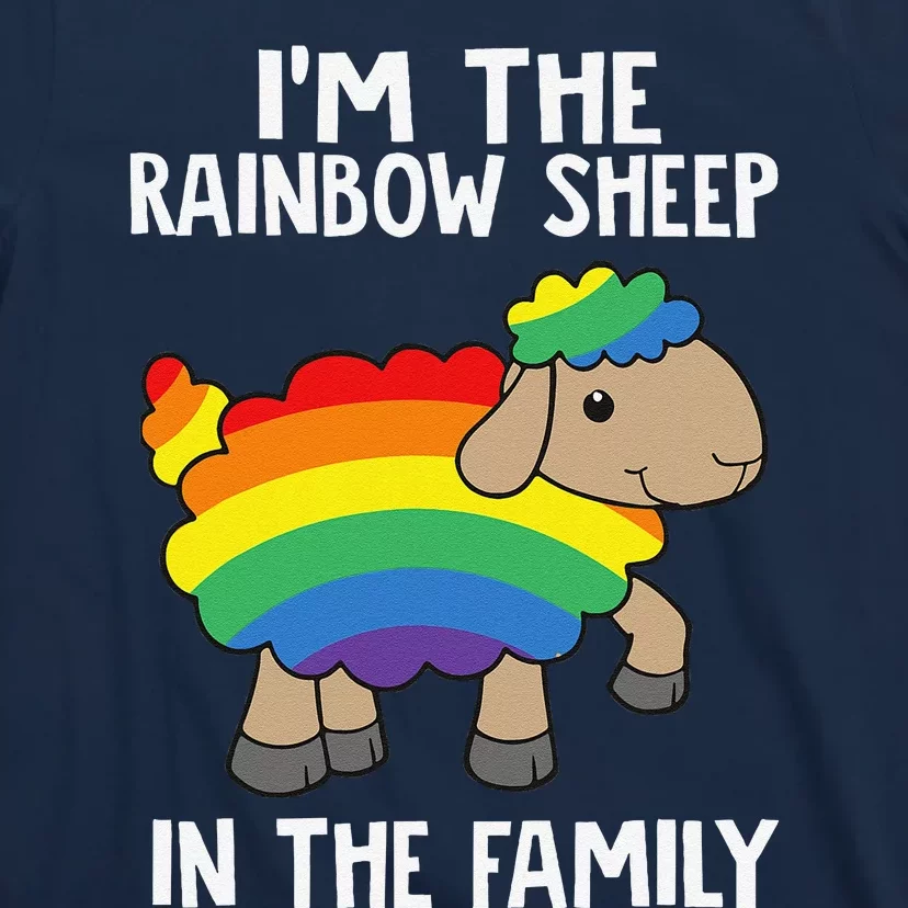 Im The Rainbow Sheeps In The Family Lgbtq Pride T-Shirt