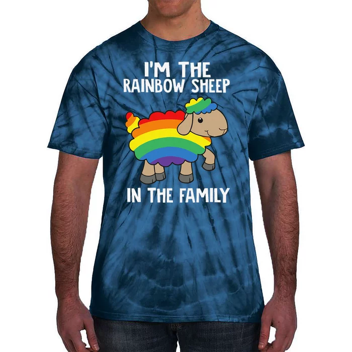 Im The Rainbow Sheeps In The Family Lgbtq Pride Tie-Dye T-Shirt