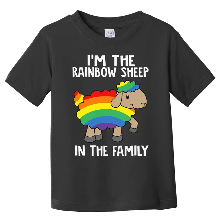 Im The Rainbow In The Family Lgbtq Pride Toddler T-Shirt