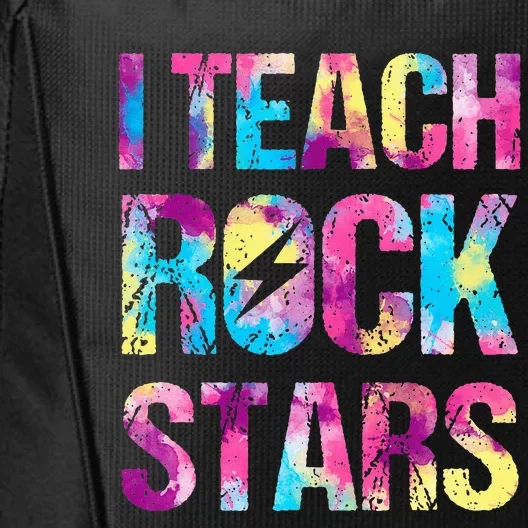 I Teach Rockstars Funny Music Teacher Back To School City Backpack