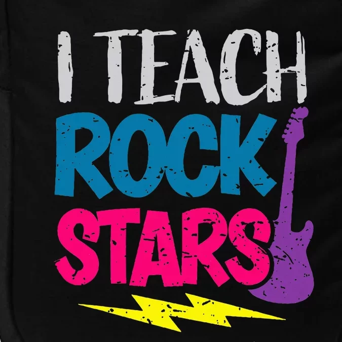 I Teach Rockstars Orchestra Music Teacher Back To School Impact Tech Backpack