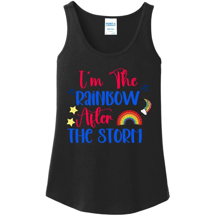 I'm The Rainbow After The Storm Ladies Essential Tank