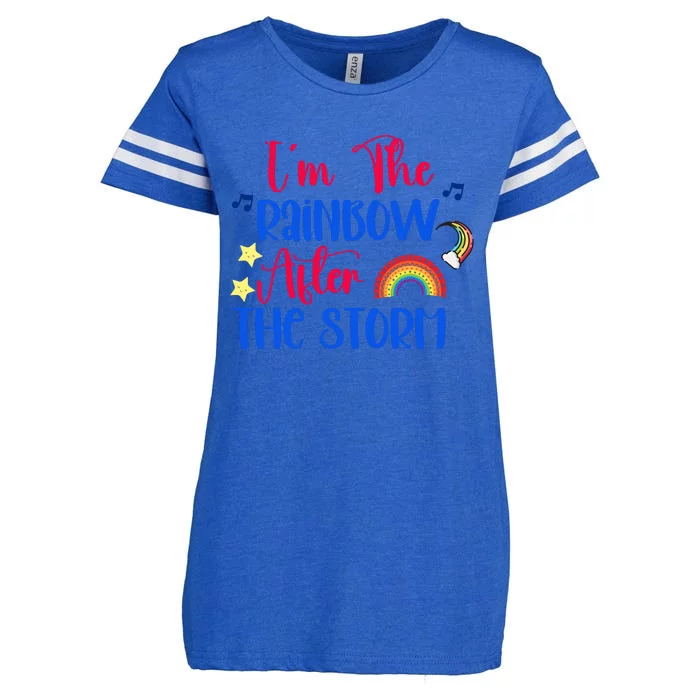 I'm The Rainbow After The Storm Enza Ladies Jersey Football T-Shirt