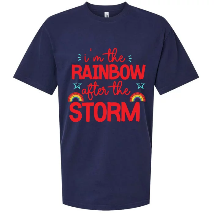 I'm The Rainbow After The Storm Sueded Cloud Jersey T-Shirt