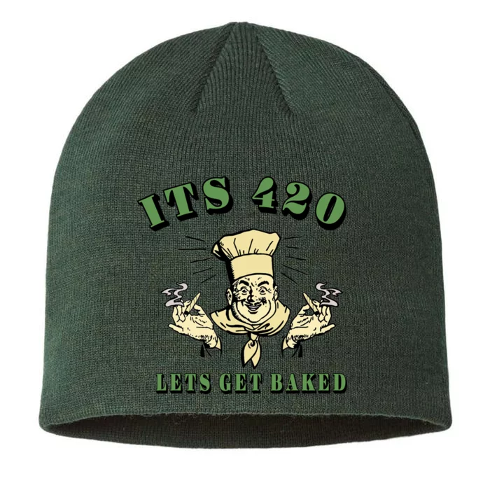 It's 420 Lets Get Baked 8 1/2in Sustainable Knit Beanie