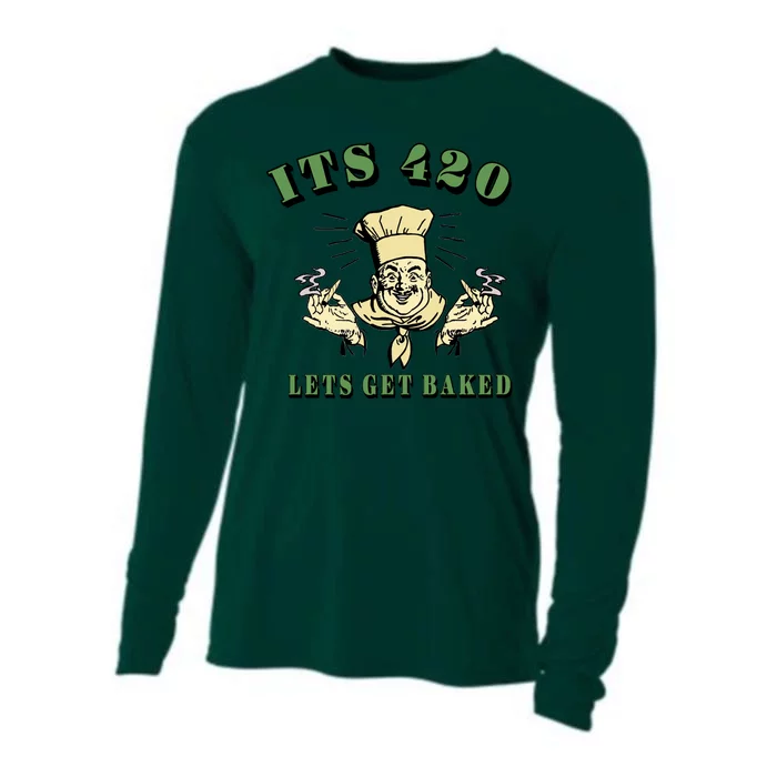 It's 420 Lets Get Baked Cooling Performance Long Sleeve Crew