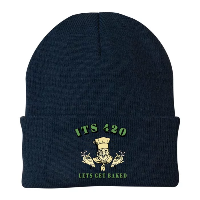 It's 420 Lets Get Baked Knit Cap Winter Beanie