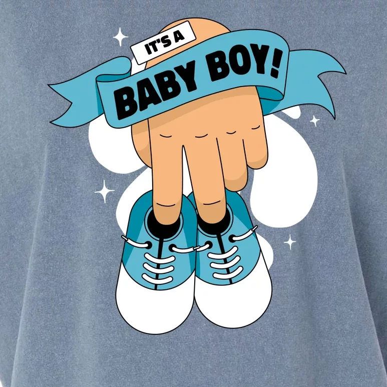 It's A Baby Boy! Garment-Dyed Women's Muscle Tee