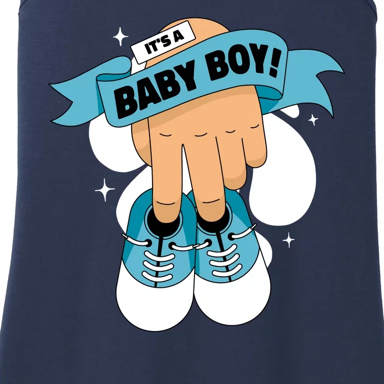 It's A Baby Boy! Ladies Essential Tank