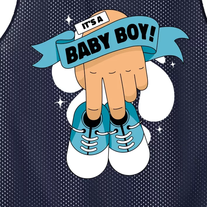 It's A Baby Boy! Mesh Reversible Basketball Jersey Tank