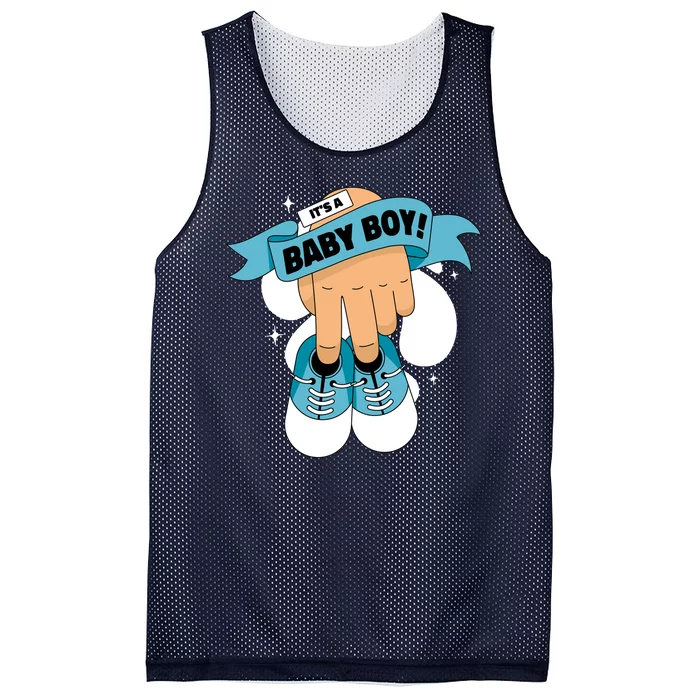 It's A Baby Boy! Mesh Reversible Basketball Jersey Tank