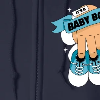 It's A Baby Boy! Full Zip Hoodie