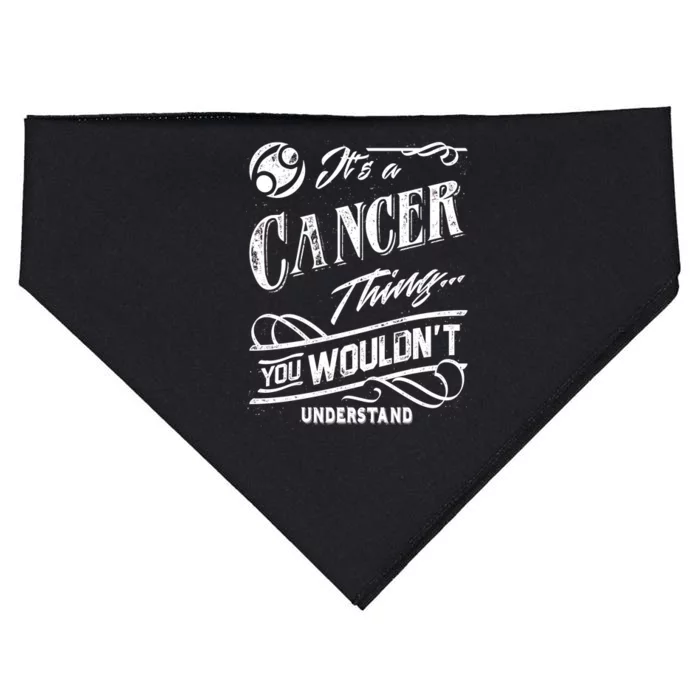 It's a Cancer Thing Zodiac Sign Horoscope USA-Made Doggie Bandana