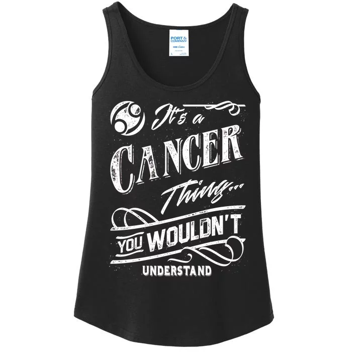 It's a Cancer Thing Zodiac Sign Horoscope Ladies Essential Tank