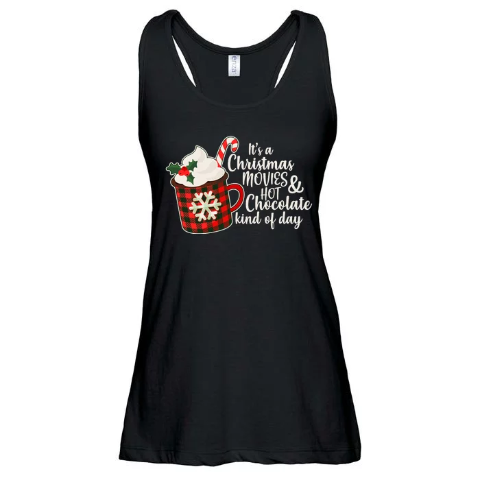 It's A Christmas Movies And Hot Chocolate Kind Of Day Ladies Essential Flowy Tank