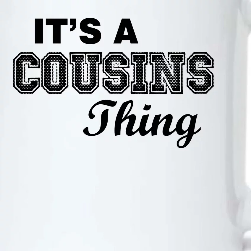 It's A Cousins Thing Black Color Changing Mug