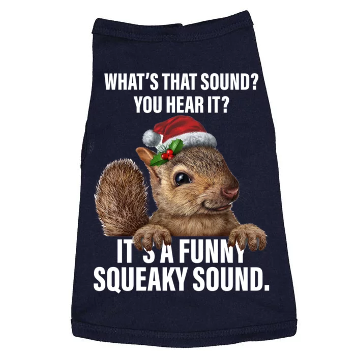 It's A Funny Squeaky Sound Christmas Squirrel Doggie Tank