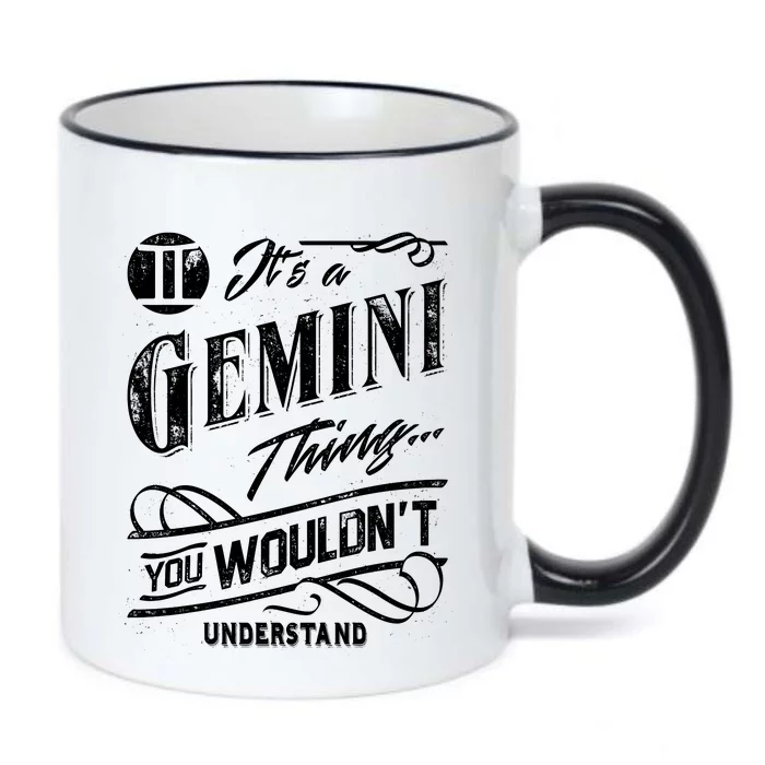 It's a Gemini Thing Zodiac Sign Horoscope Black Color Changing Mug