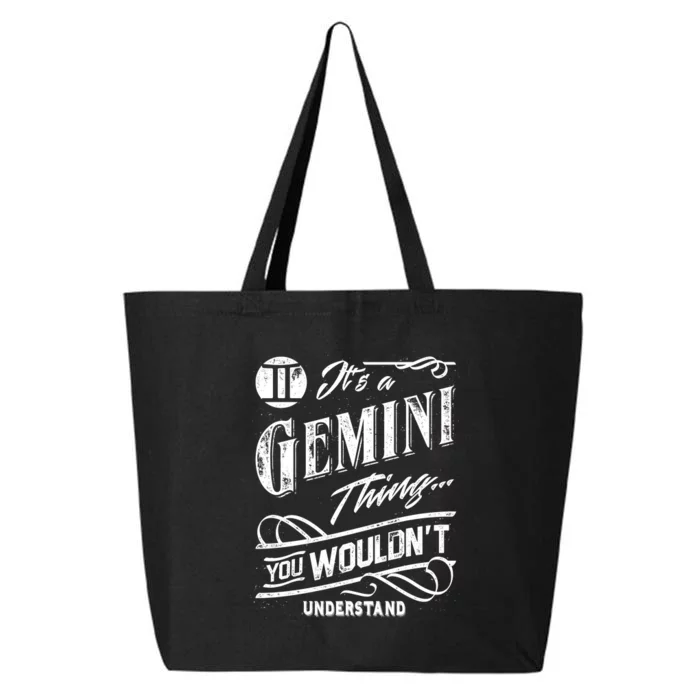 It's a Gemini Thing Zodiac Sign Horoscope 25L Jumbo Tote