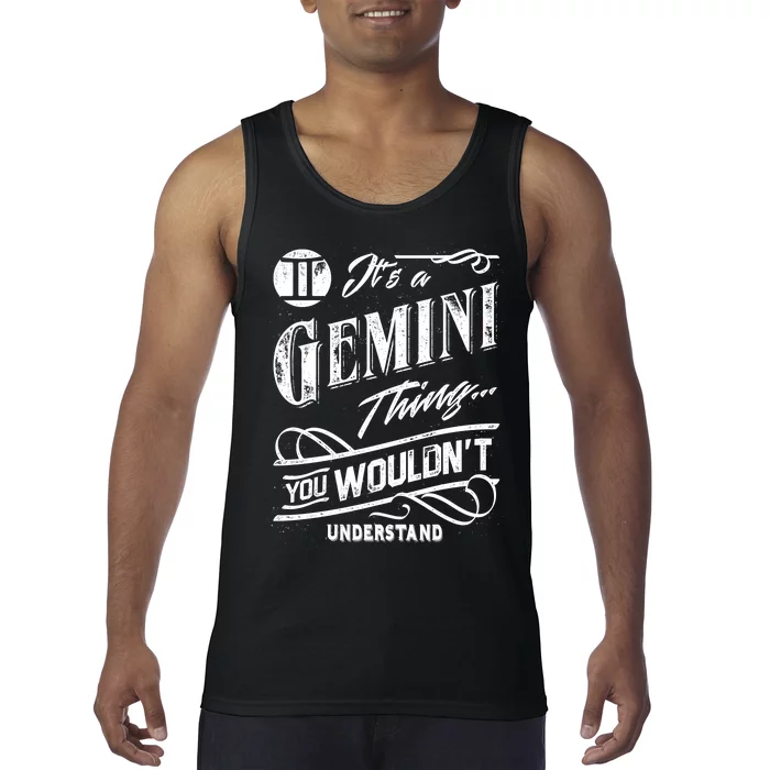 It's a Gemini Thing Zodiac Sign Horoscope Tank Top