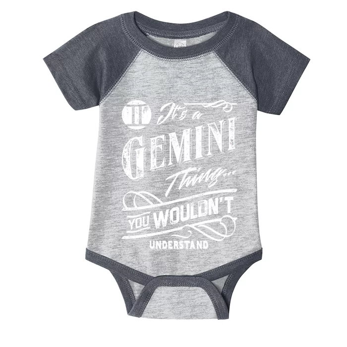 It's a Gemini Thing Zodiac Sign Horoscope Infant Baby Jersey Bodysuit