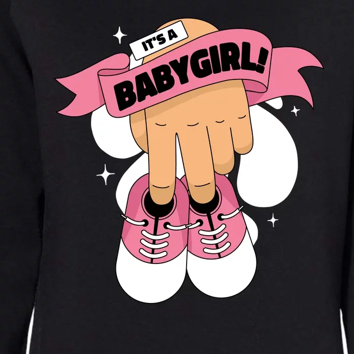 It's A Girl Womens California Wash Sweatshirt