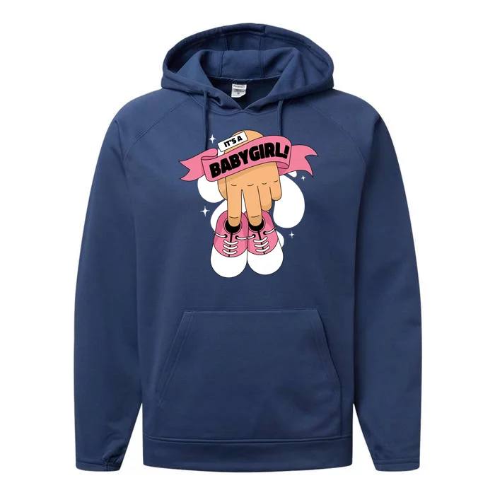 It's A Girl Performance Fleece Hoodie