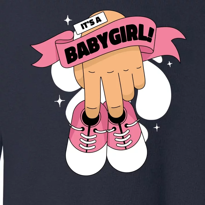 It's A Girl Toddler Sweatshirt