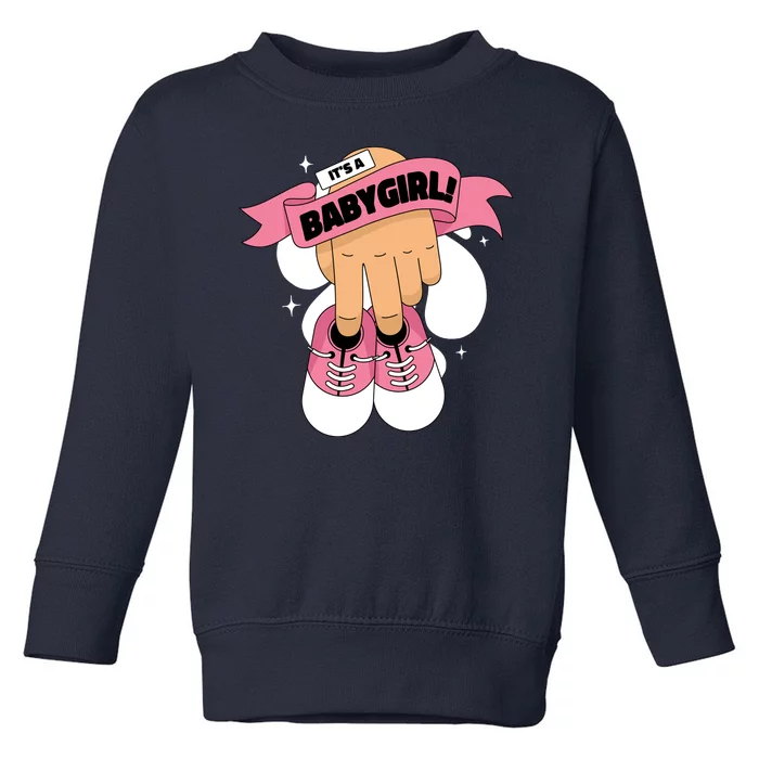 It's A Girl Toddler Sweatshirt