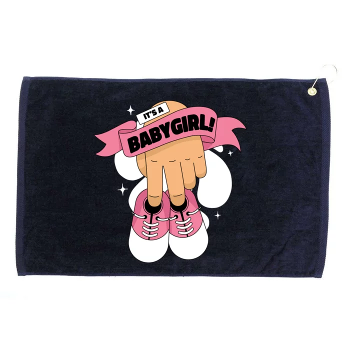 It's A Girl Grommeted Golf Towel