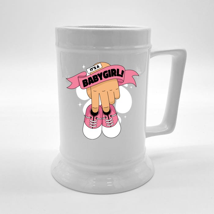 It's A Girl Front & Back Beer Stein