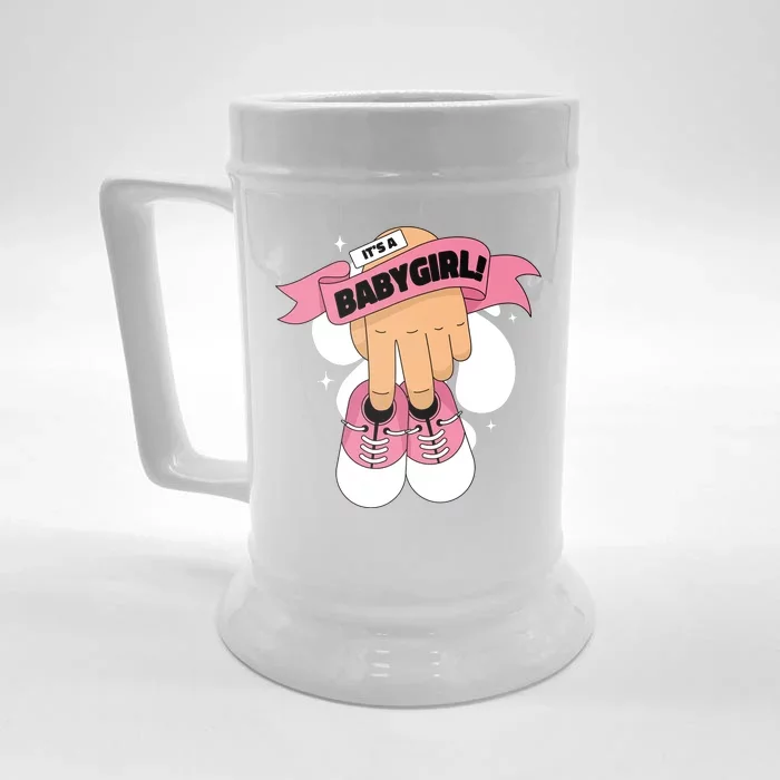 It's A Girl Front & Back Beer Stein