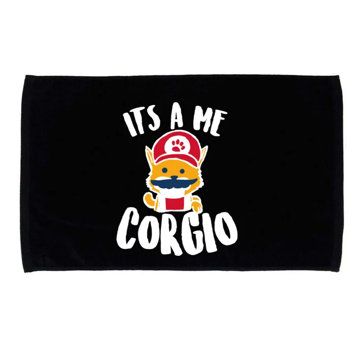 It's A Me Corgio Microfiber Hand Towel