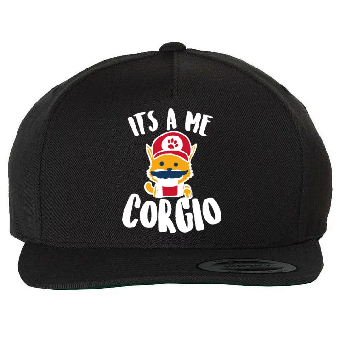 It's A Me Corgio Wool Snapback Cap