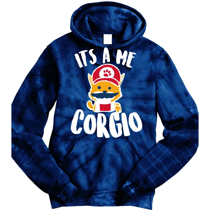 It's A Me Corgio Tie Dye Hoodie