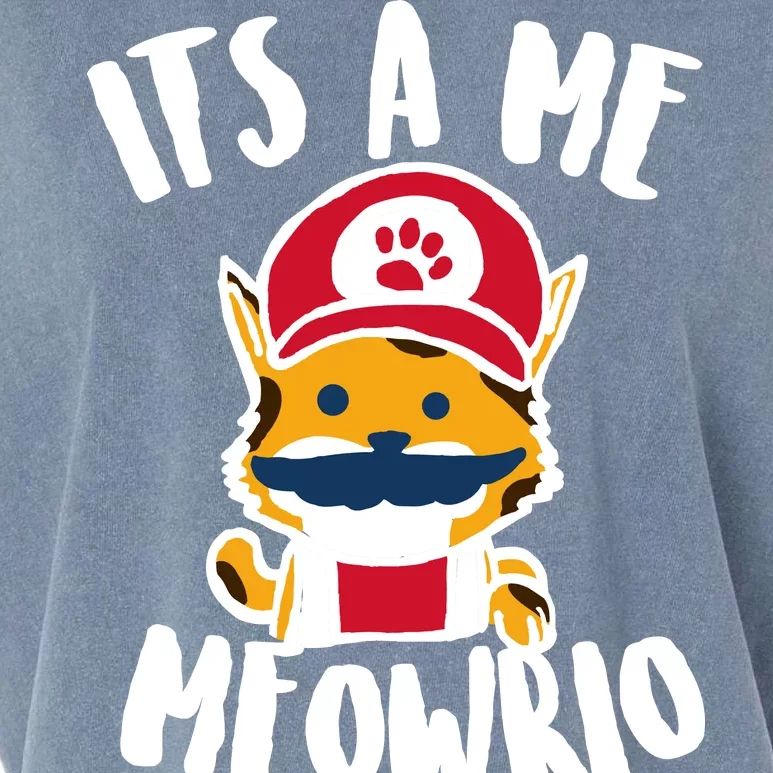 It's A Me Meowrio Garment-Dyed Women's Muscle Tee