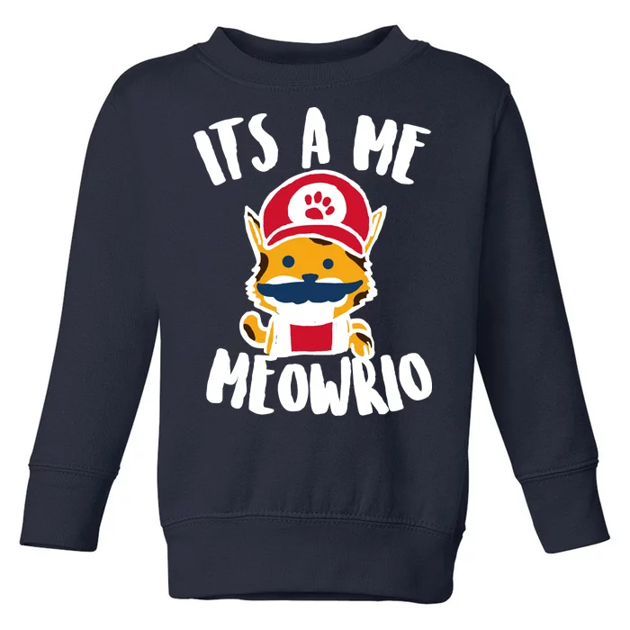 It's A Me Meowrio Toddler Sweatshirt