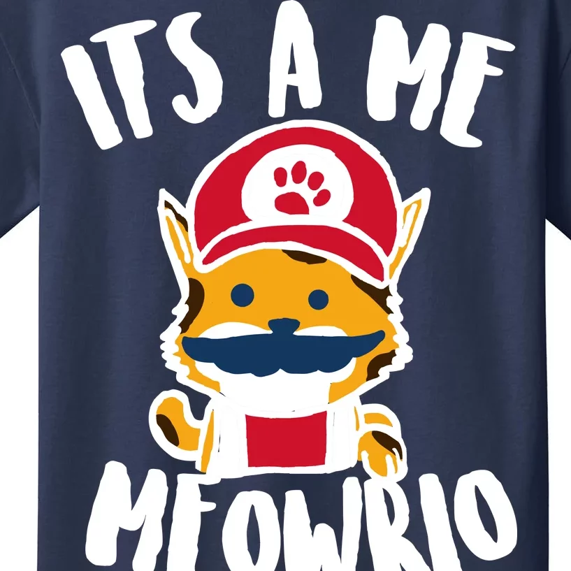 It's A Me Meowrio Kids T-Shirt