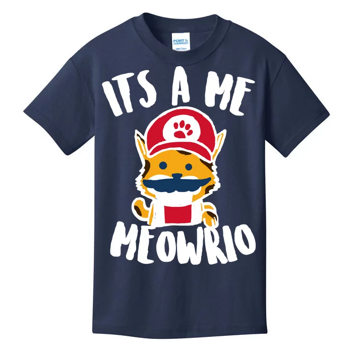 It's A Me Meowrio Kids T-Shirt