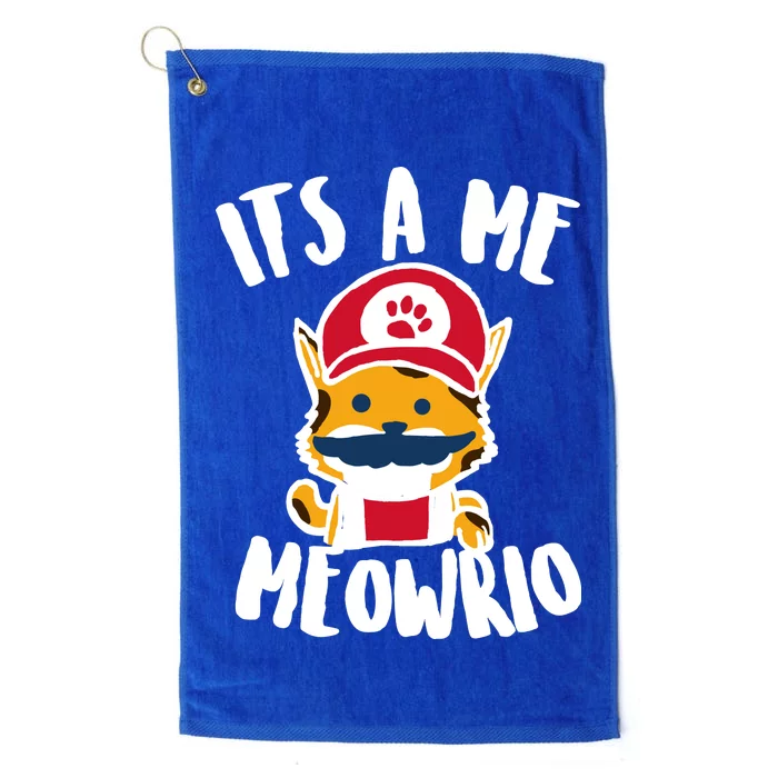 It's A Me Meowrio Platinum Collection Golf Towel