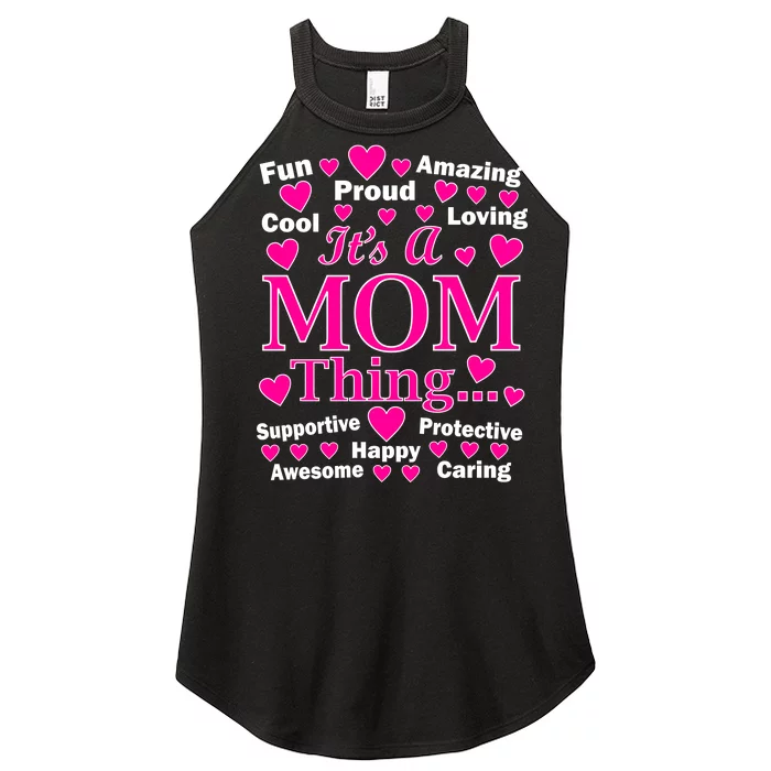 It's A Mom Thing Women’s Perfect Tri Rocker Tank