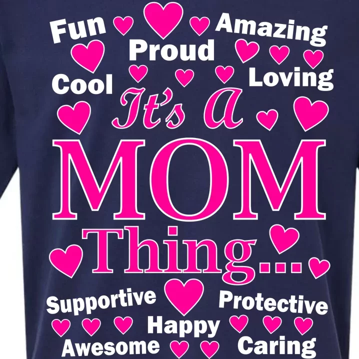 It's A Mom Thing Sueded Cloud Jersey T-Shirt