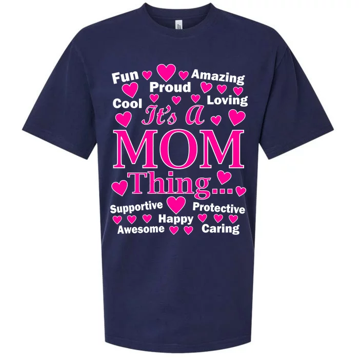 It's A Mom Thing Sueded Cloud Jersey T-Shirt