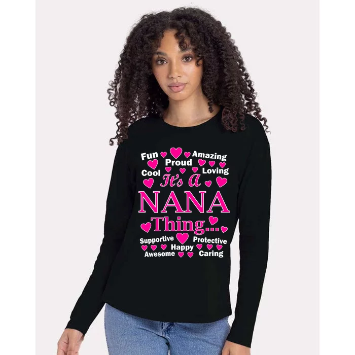 It's A Nana Thing Womens Cotton Relaxed Long Sleeve T-Shirt