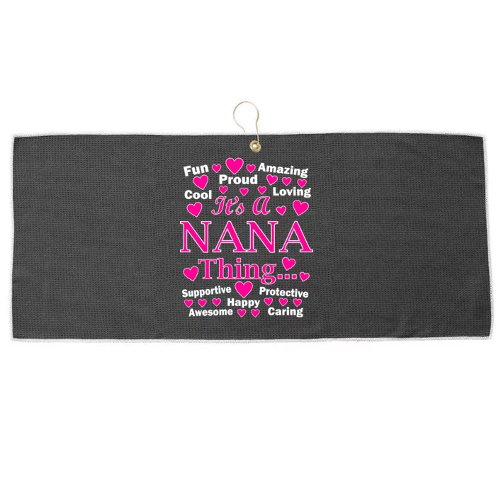 It's A Nana Thing Large Microfiber Waffle Golf Towel