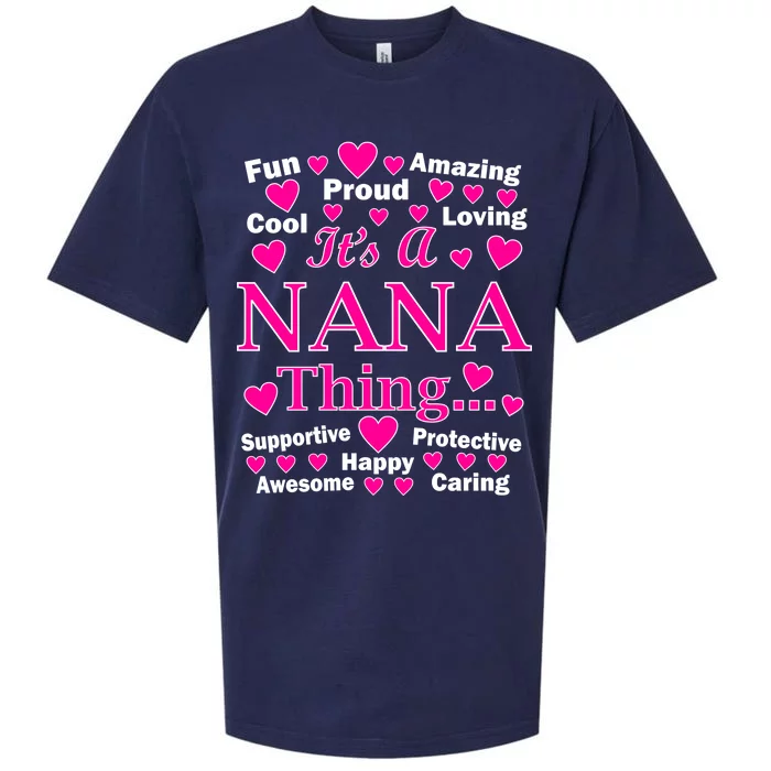 It's A Nana Thing Sueded Cloud Jersey T-Shirt