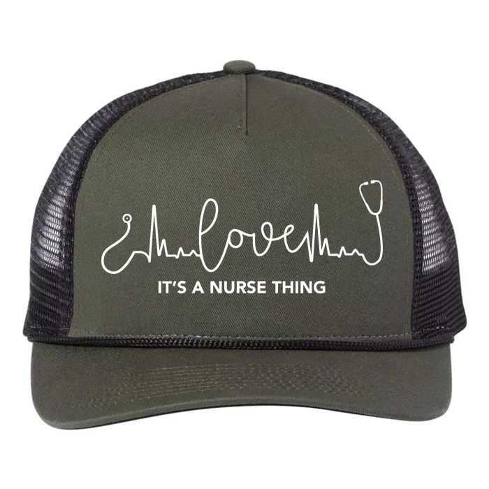 It's A Nurse Thing Retro Rope Trucker Hat Cap