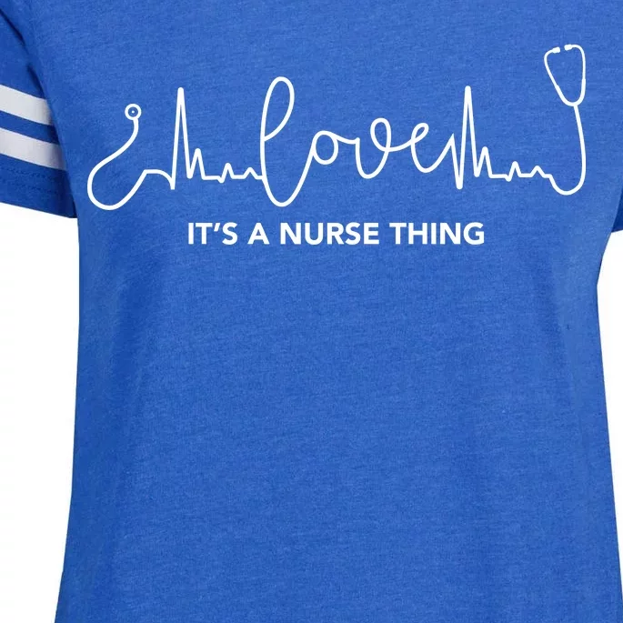 It's A Nurse Thing Enza Ladies Jersey Football T-Shirt