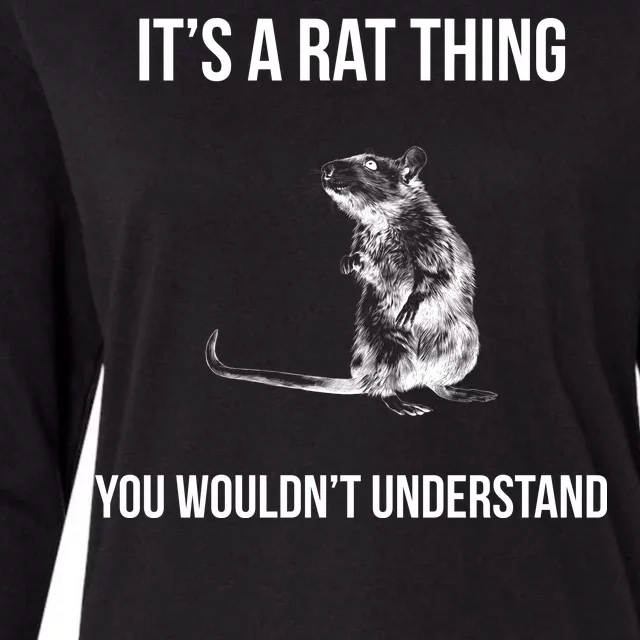 It's A Rat Thing You Wouldn't Understand Womens Cotton Relaxed Long Sleeve T-Shirt